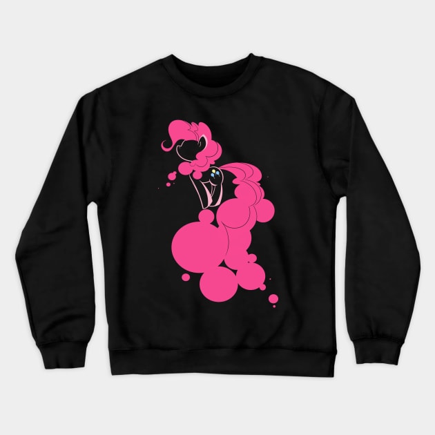 Bubbly Pink Crewneck Sweatshirt by BambooDog